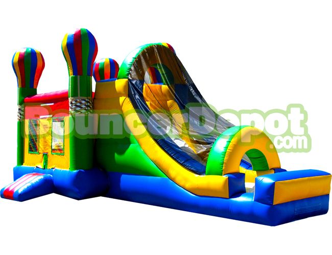 Combo Balloon Slide Moonwalk