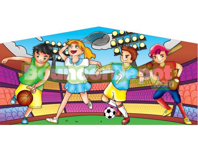 Sports Bounce House Banner 1