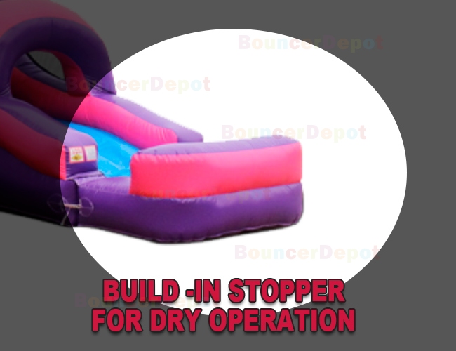 Pink And Purple Combo Castle With Pool