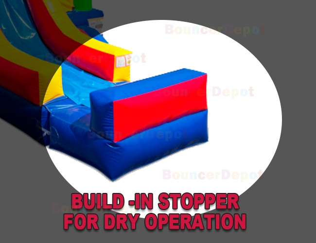 Balloon Bounce House Slide Combo with Pool