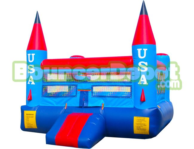 Super Rocket Commercial Bounce House