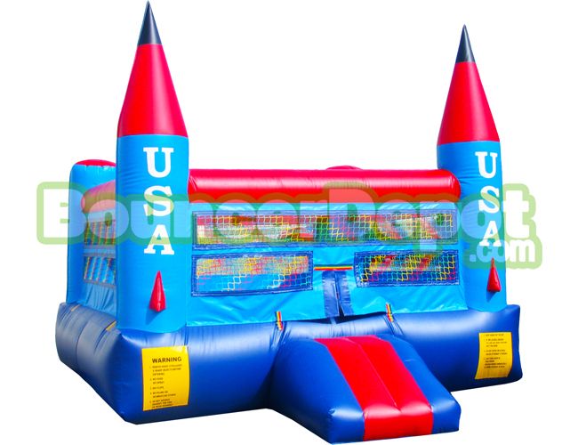 Super Rocket Commercial Bounce House
