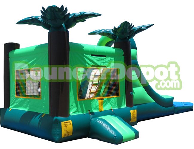 Tropical Combo Slide With Pool