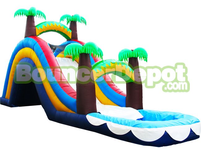 Unique Tropical Water Slide