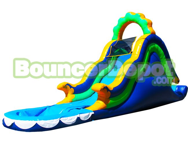 18' Ocean Wave Water Slide For Sale