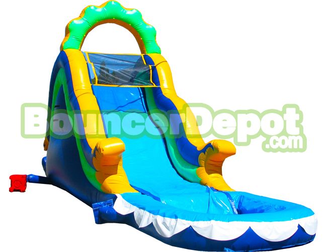 18' Ocean Wave Water Slide For Sale